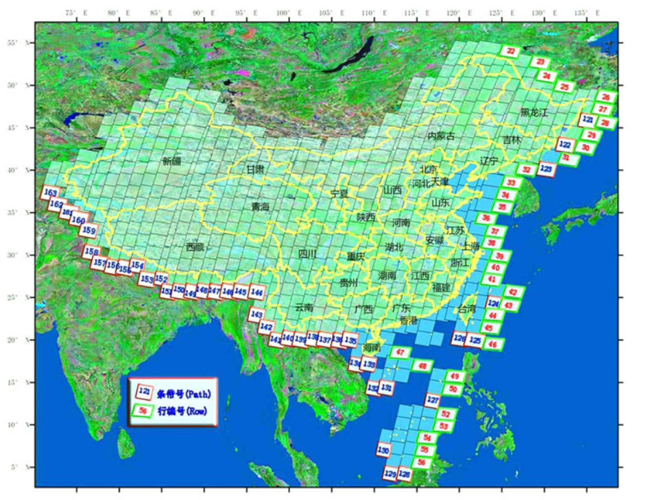 Landsat8与WRS格网_数据类型_02