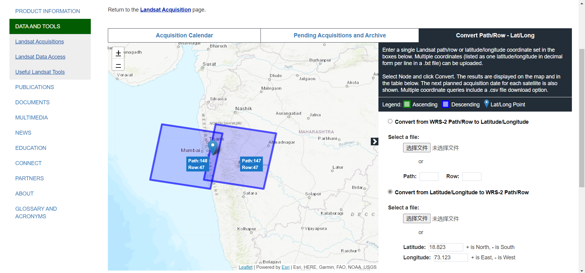 Landsat8与WRS格网_git