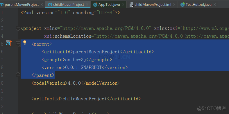 java基础教程----Intellij IDEA如何创建maven父子聚合项目_Java教程_12