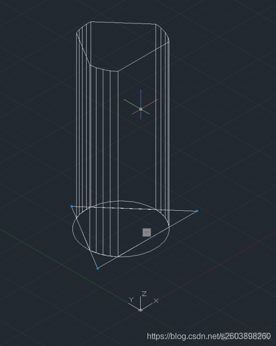 autoCAD绘制简单三维立体图形_c_04