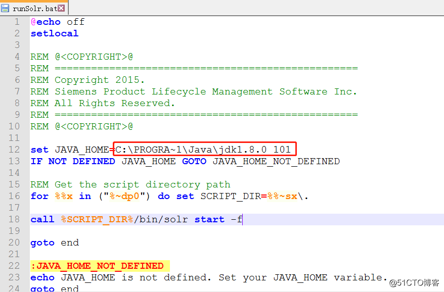 启动Solr提示Java版本低，无法启动的解决办法_Java_04