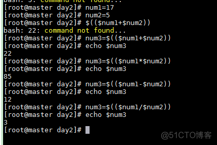 Shell 数学运算 51cto博客 Shell 运算
