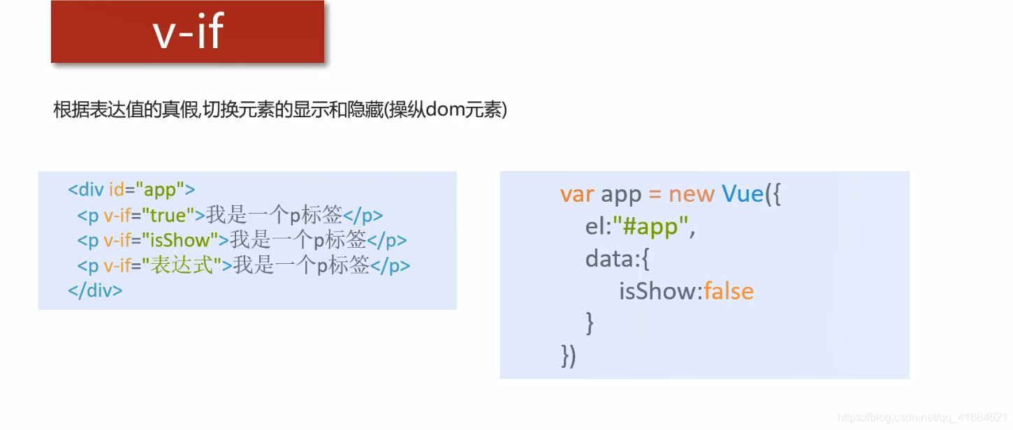 vue之v-if基本使用_VUE学习