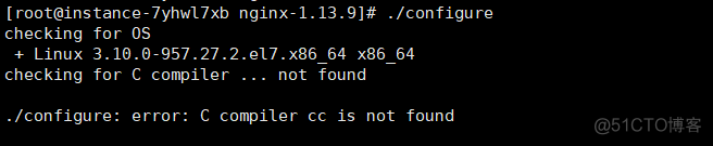 安装nginx遇到C compiler cc is not fount问题_nginx