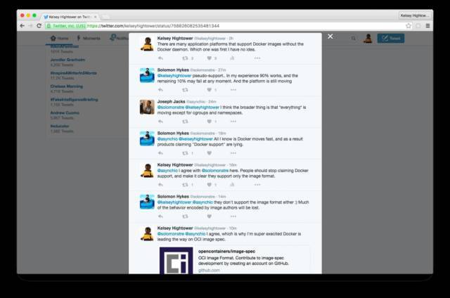 Twitter上 Docker和社区就容器格式标准化争论不休_Jav_02