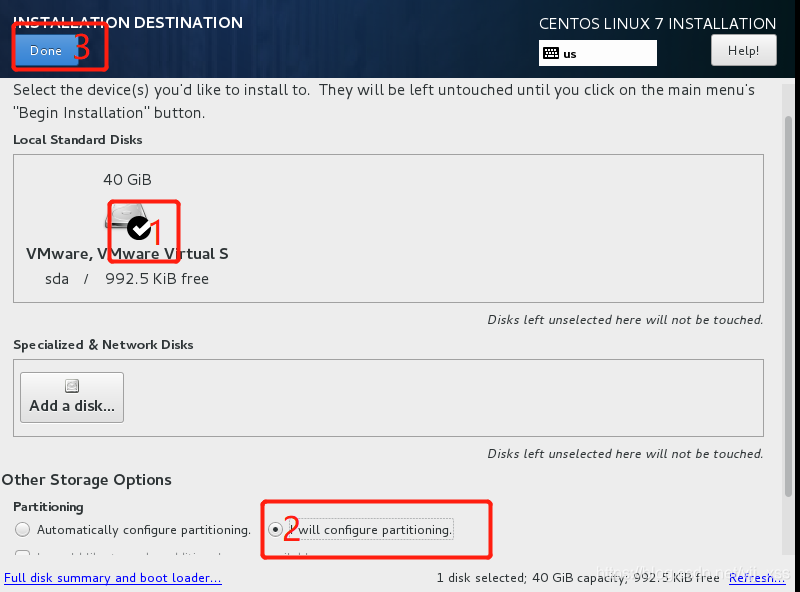 vmware workstation中CentOS7的安装_CentOS_22