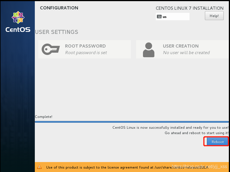 vmware workstation中CentOS7的安装_CentOS_30