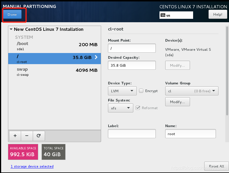 vmware workstation中CentOS7的安装_Vmware_25