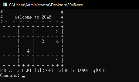 C语言实现2048小游戏_C语言_04