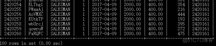 Mysql取随机数据效率测试（400W条中读取100条）_Mysql学习_03