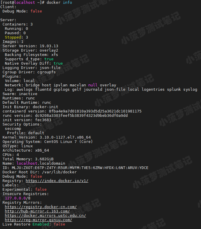 Docker（6）- docker info 命令详解_Docker