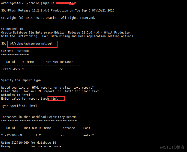 Oracle-使用awrrpt.sql生成AWR报告_Oracle教程_02