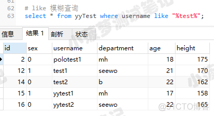 Mysql常用sql语句（9）- like 模糊查询_Mysql_02