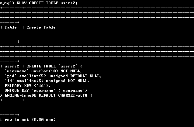 MYSQL中约束及修改数据表_Mysql_32