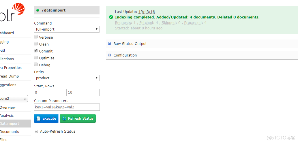 Solr Centos6.5下搭建solr-7.7.2集群solrcloud+DIH操作_Solr_11