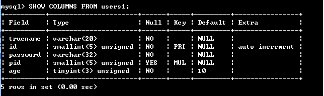 MYSQL中约束及修改数据表_数据库_22