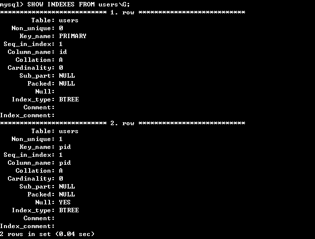 MYSQL中约束及修改数据表_数据库_06