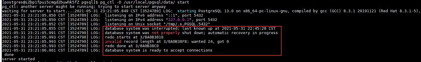 PostgreSQL故障恢复能力之检查点（Checkpoint）_PostgreSQL_06