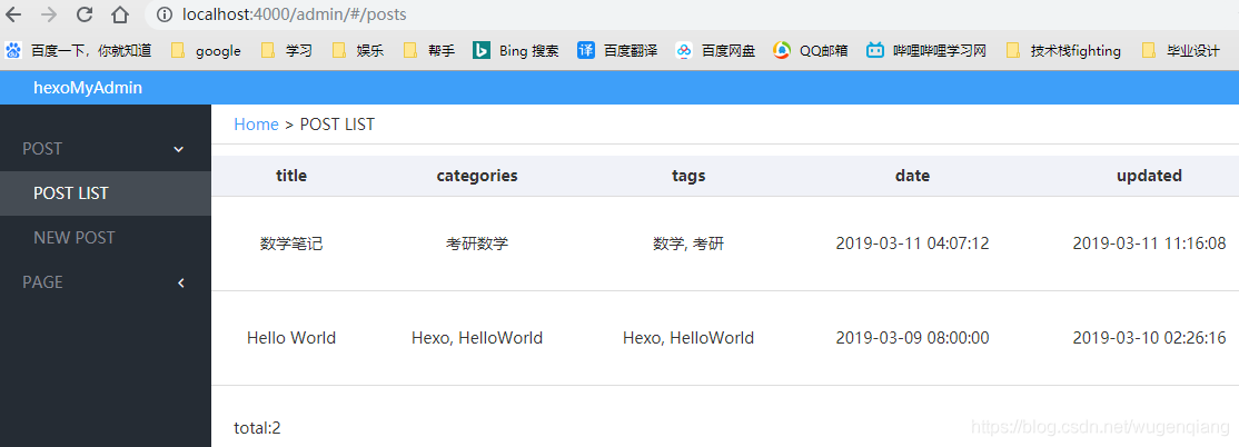 使用 Github 空间搭建 Hexo 技术博客——分享一个类似hexo admin的hexo文章管理插件hexo-myadmin（十四）_Hexo_03