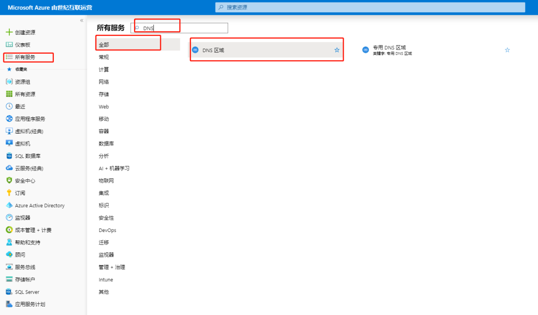 Azure DNS_经验分享