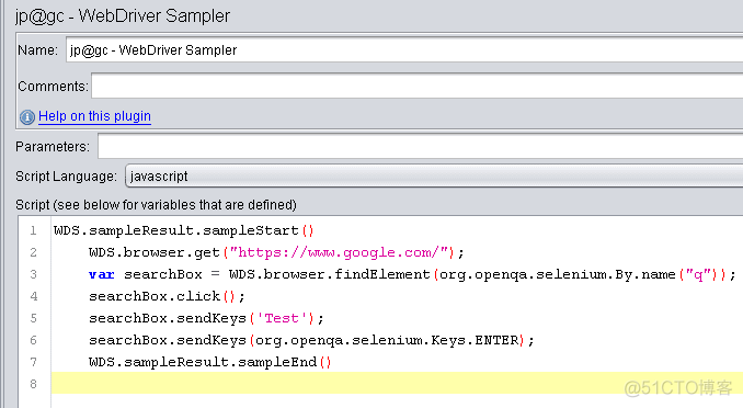 【译】使用WebDriver采样器将JMeter与Selenium集成_jmeter技巧_03