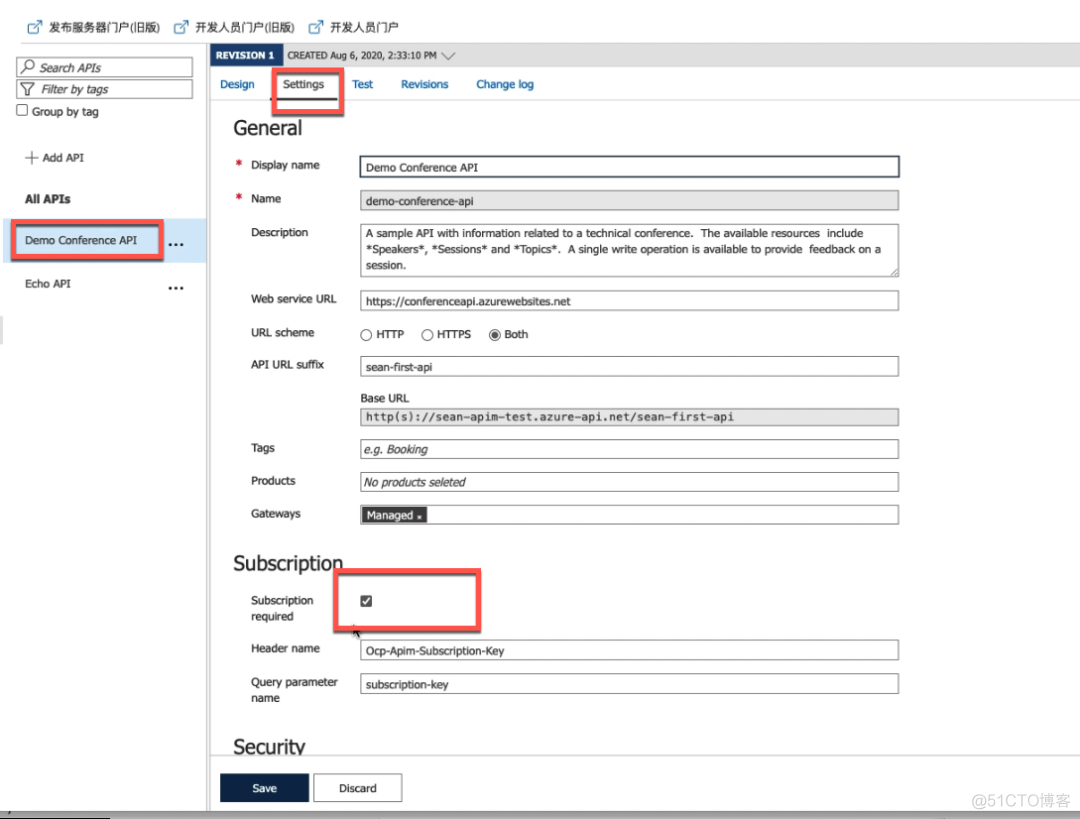 Azure API Management（1）创建Azure APIM并添加后端API_后端API_15