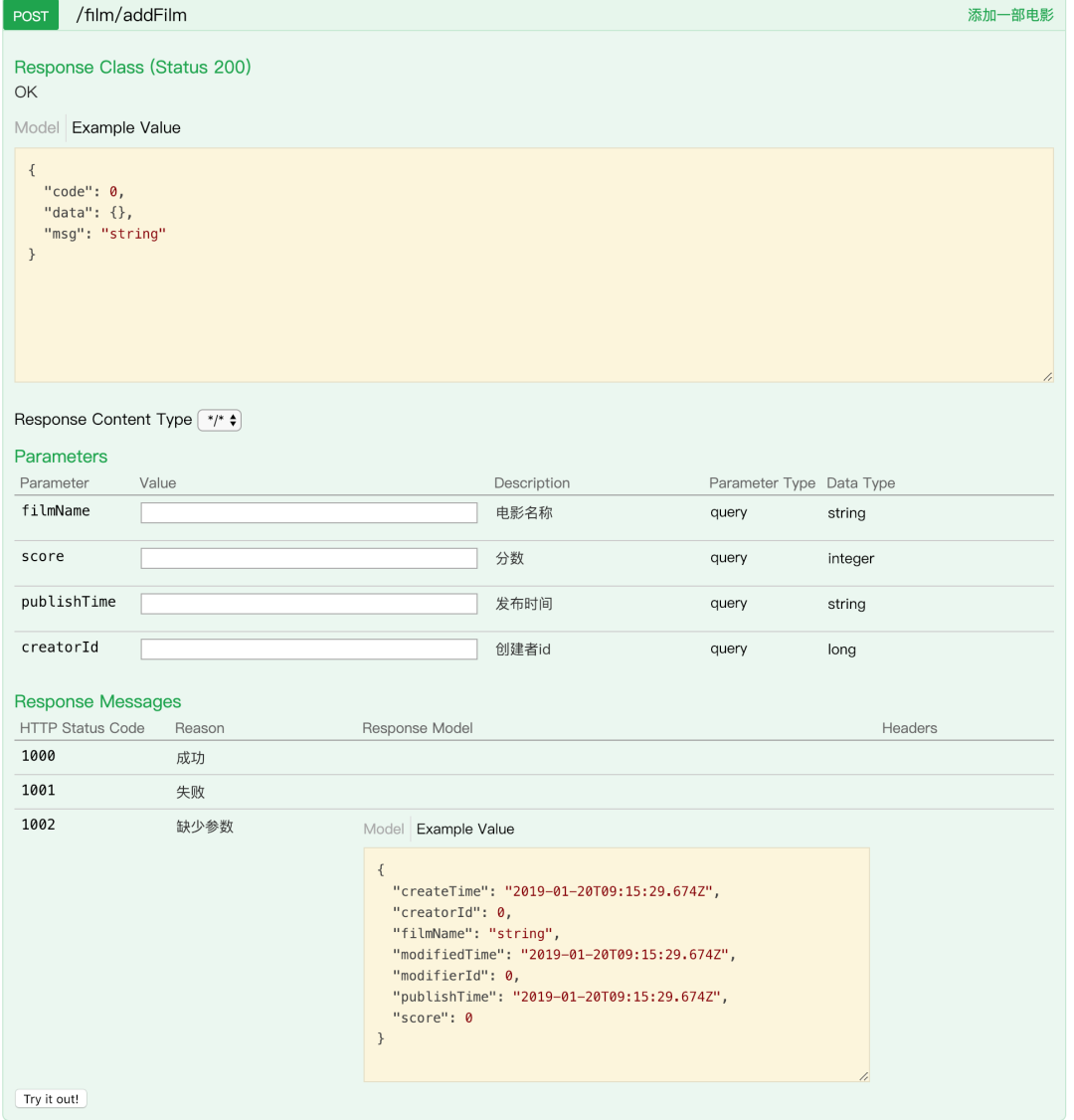 后端 API 接口文档 Swagger 使用指南_java_04