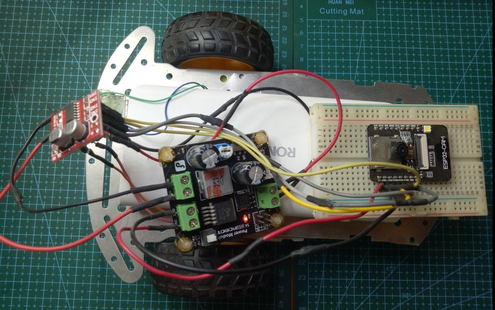 最低成本DIY视频遥控车方案：ESP32-CAM视频遥控车_DIY_04