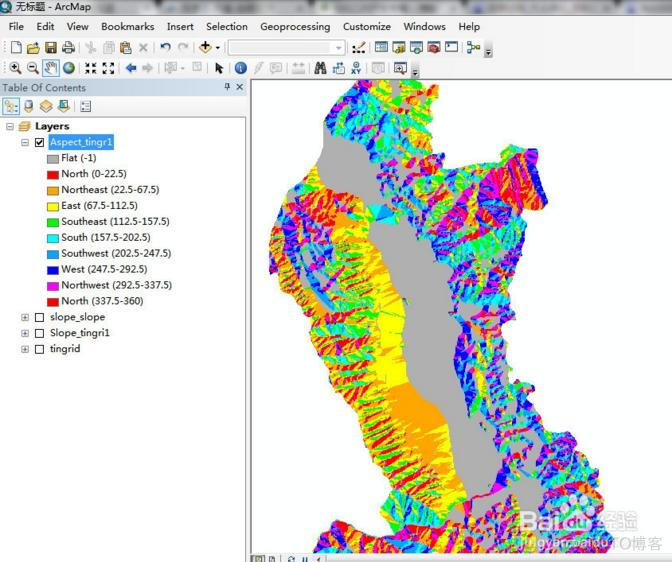 ArcGIS教程之DEM(高程)的应用（坡度坡向、提等高线）_ArcGIS Server_20