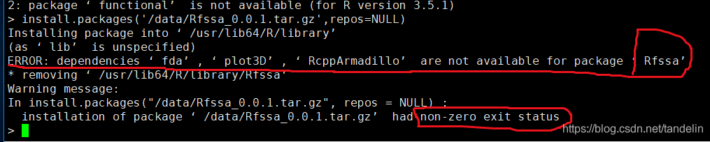 installation of package ggplot2 had nonzero exit status