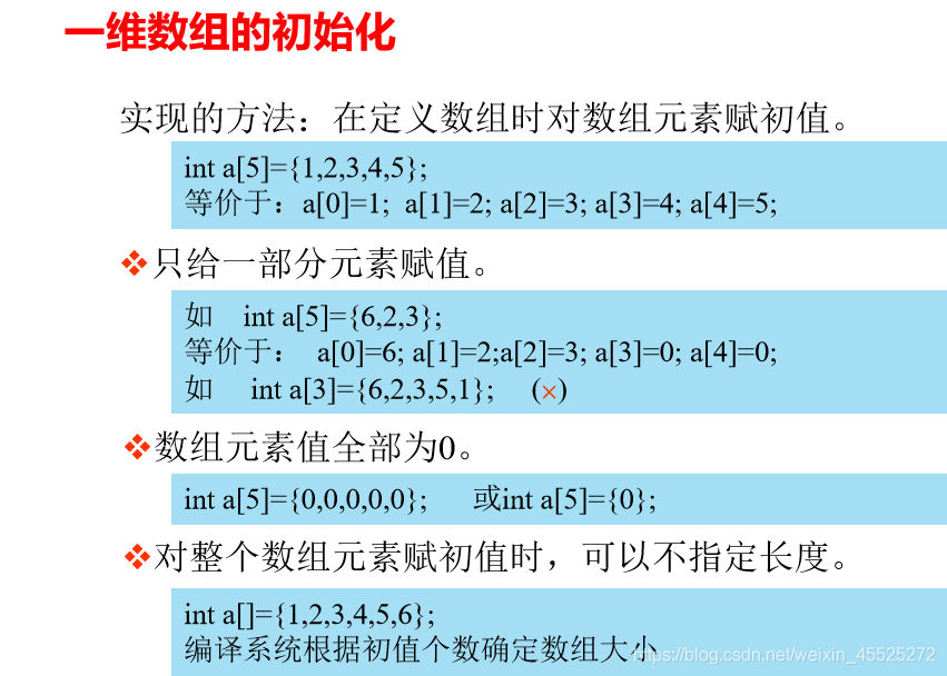 C语言学习——数组_C语言