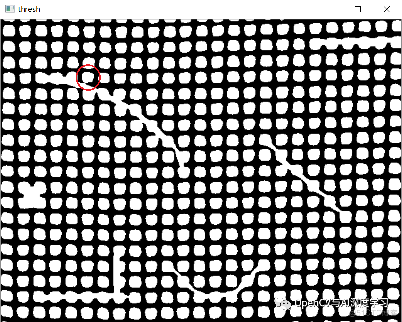 Halcon缺陷检测实例转OpenCV实现(一)  网格缺陷检测_OpenCV_05