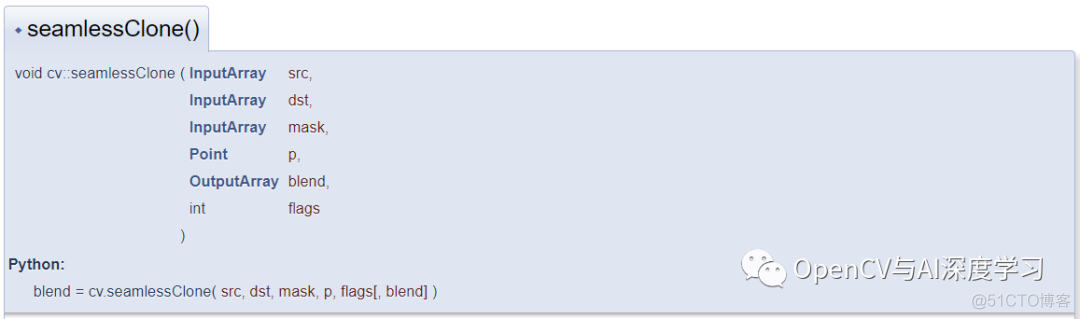 OpenCV图像无缝融合-seamlessClone介绍与使用(附Python/C++源码)_Python开发