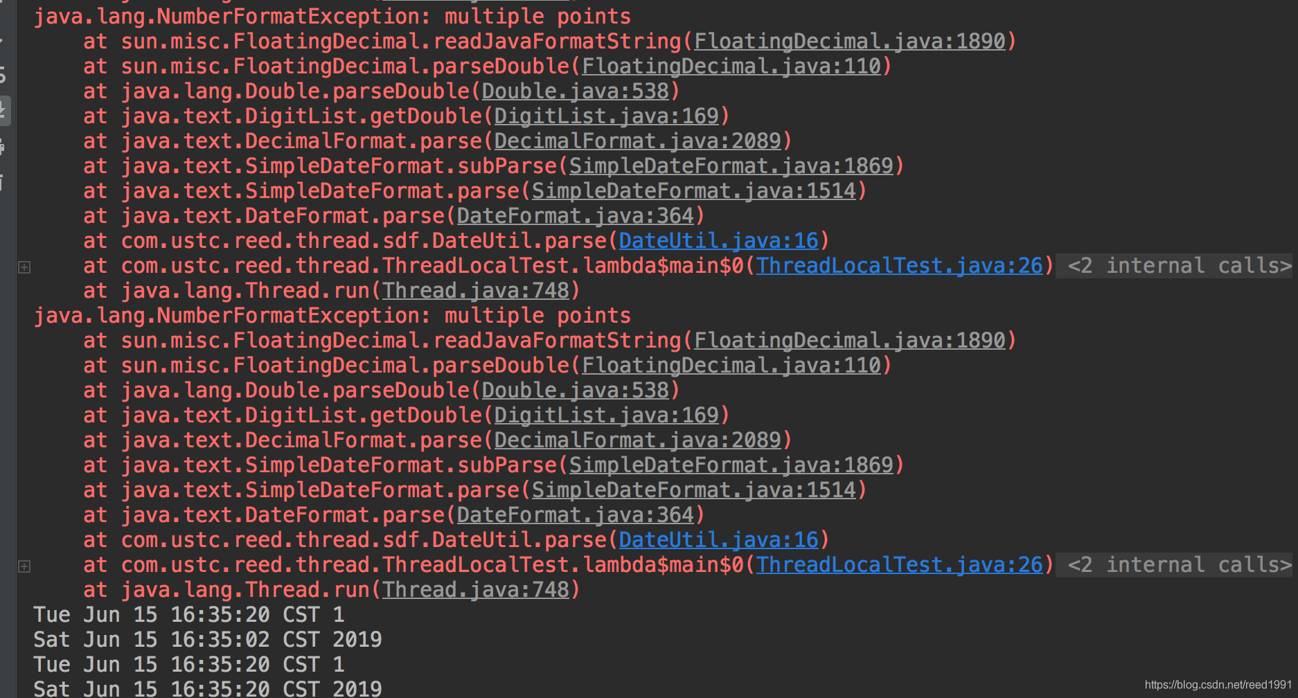 SimpleDateFormat的线程安全问题和ThreadLocal的使用_JAva教程_02