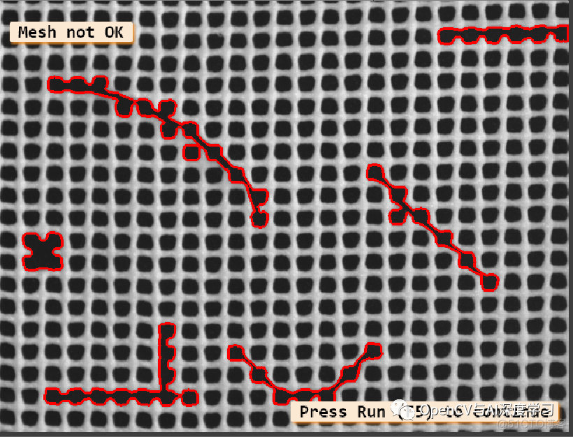 Halcon缺陷检测实例转OpenCV实现(一)  网格缺陷检测_OpenCV_03