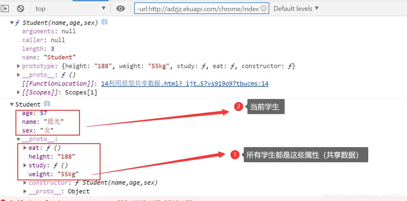 JavaScript原型数据共享与方法共享探究_JavaScript