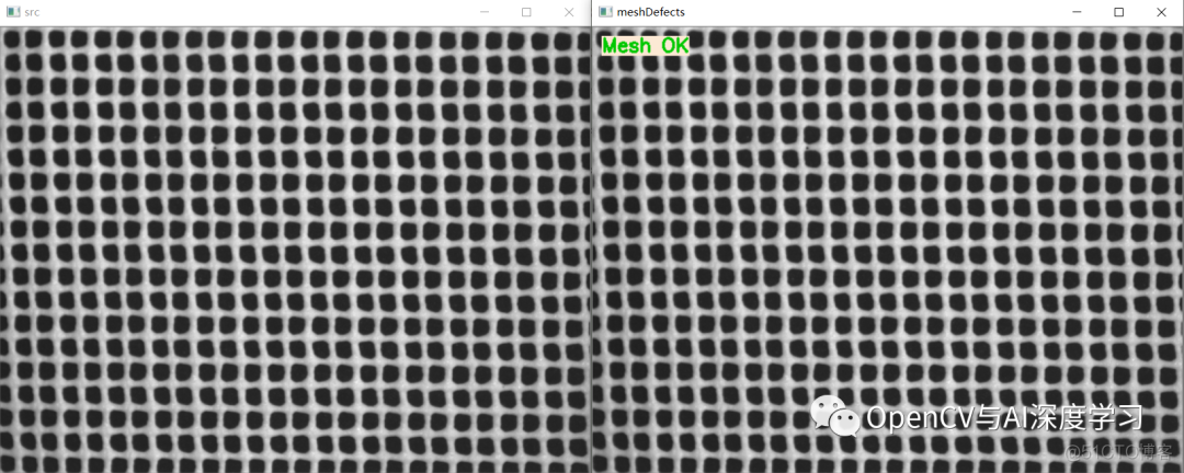 Halcon缺陷检测实例转OpenCV实现(一)  网格缺陷检测_OpenCV_08