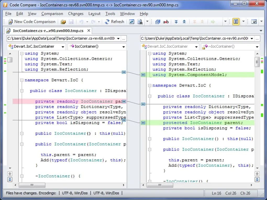 分享几款比较常用的代码比较工具_java_05