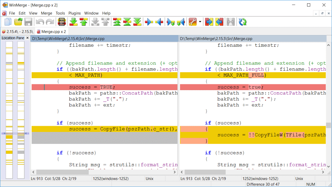 分享几款比较常用的代码比较工具_java_04