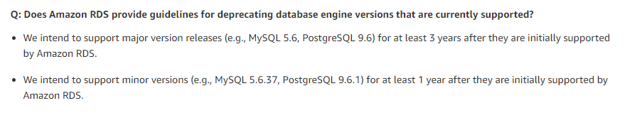 AWS RDS强制升级的应对之道——版本升级的最佳实践_Java