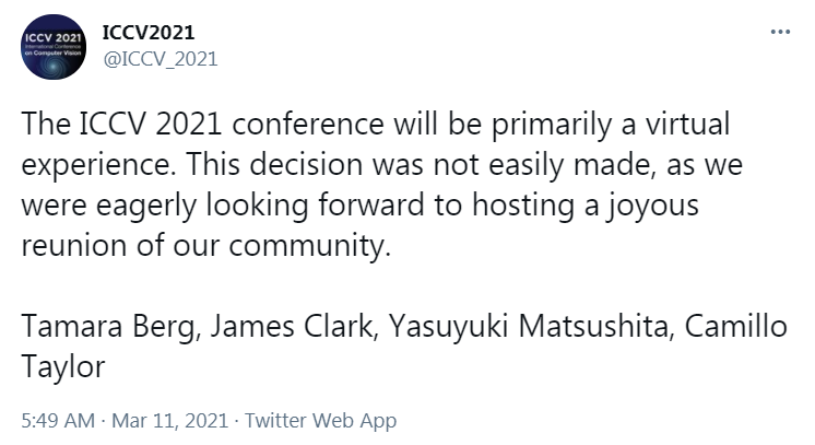 ICCV 2021投稿量破万？官方辟谣：只有6千多篇，剩下都是空号......_java_08