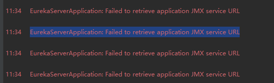 Idea工具提示Failed to retrieve application JMX service_Idea jmx