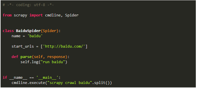 Python爬虫:Scrapy从脚本运行爬虫的5种方式！_Python_03