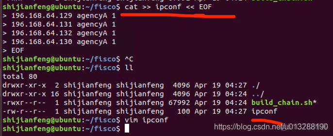 cat ＞＞ ipconf ＜＜ EOF ＞ EOF是什么意思_编程