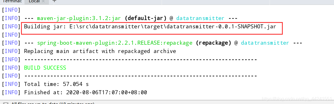 SpringBoot项目用idea打包成可执行jar包_SpringBoot_05