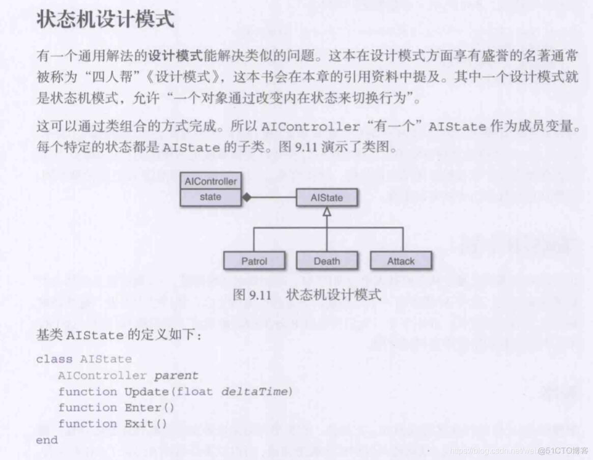 AI状态机设计模式之美_游戏编程