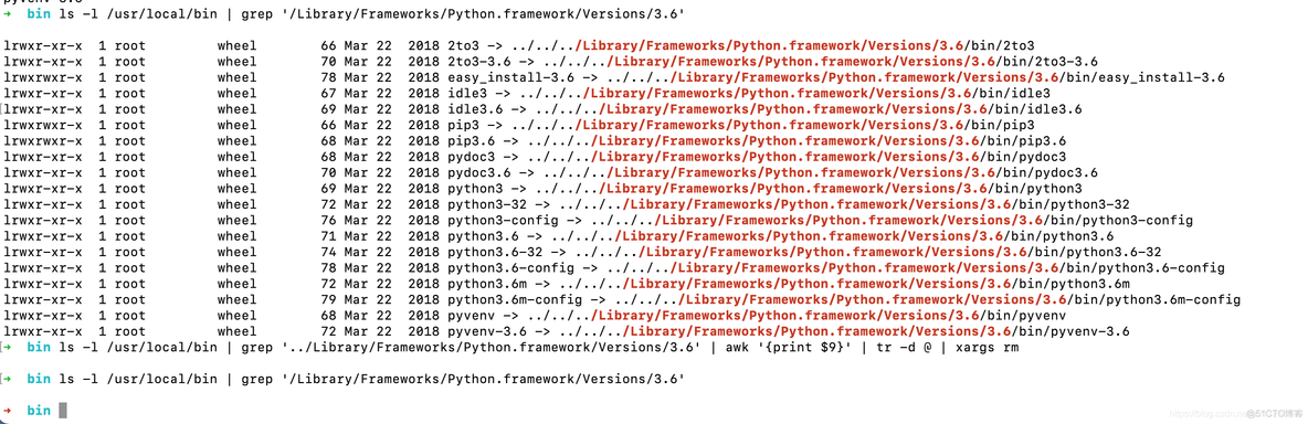 Mac如何删除python  Python cannot be opened because of a problem_Python开发_06