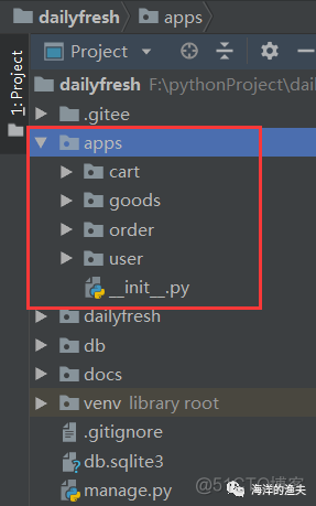 45. Django 2.1.7 项目技巧 - 创建apps应用目录归纳所有应用_Python_04