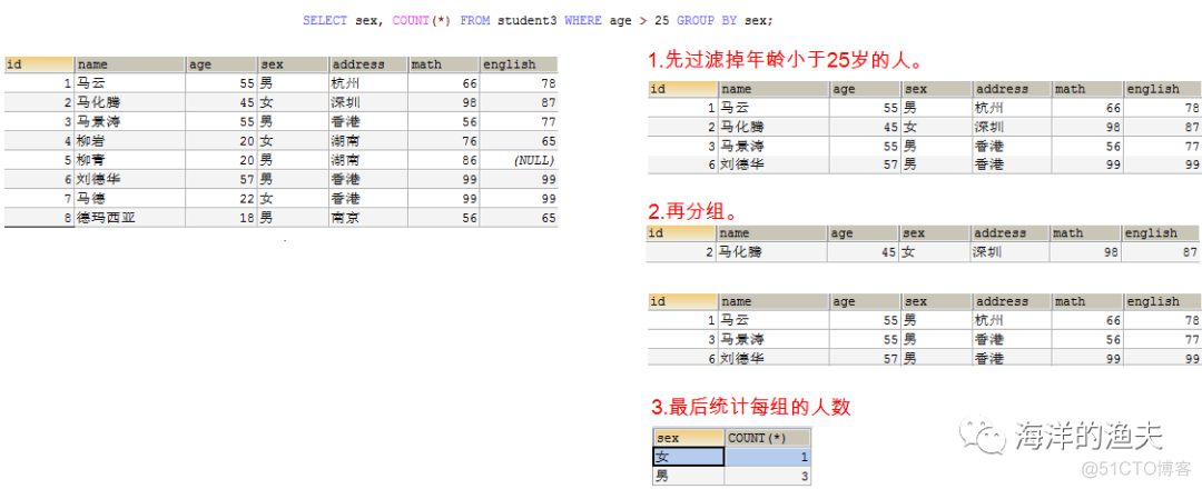 基础SQL-DQL语句-条件查询-排序-聚合函数-分组-limit语句_经验分享_19